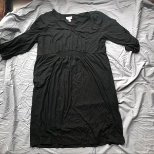 NWOT black maternity dress
